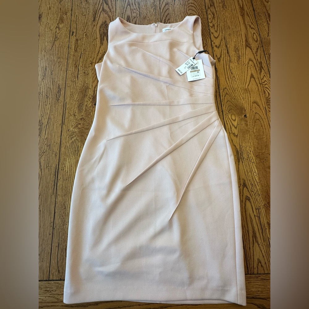Calvin Klein pink sleeveless dress size 12